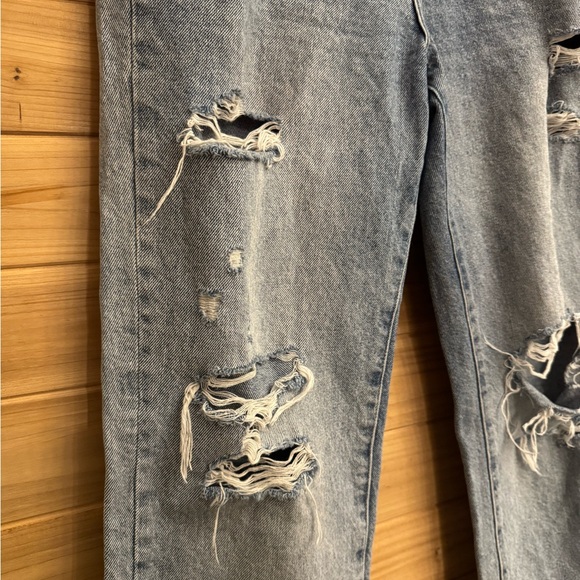 Pistola 28/6 High Rise Cassie Distressed Raw Edge Hem Hemp Cotton Blend Jeans - Picture 7 of 14